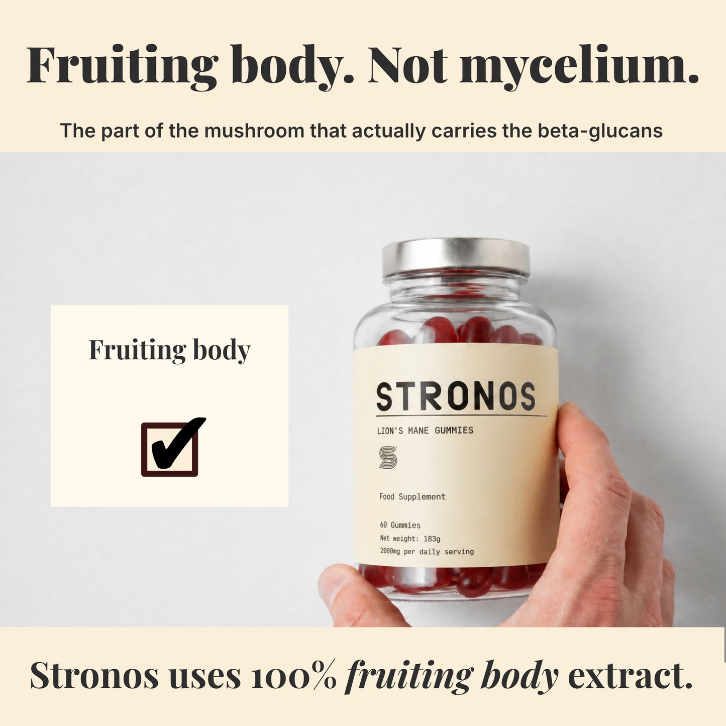 Stronos Lion's Mane Gummies