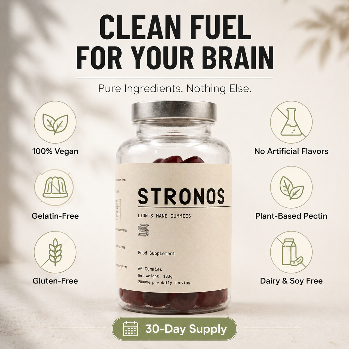 Stronos Lion's Mane Gummies