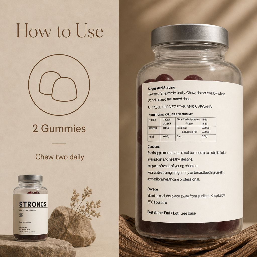 Stronos Lion's Mane Gummies