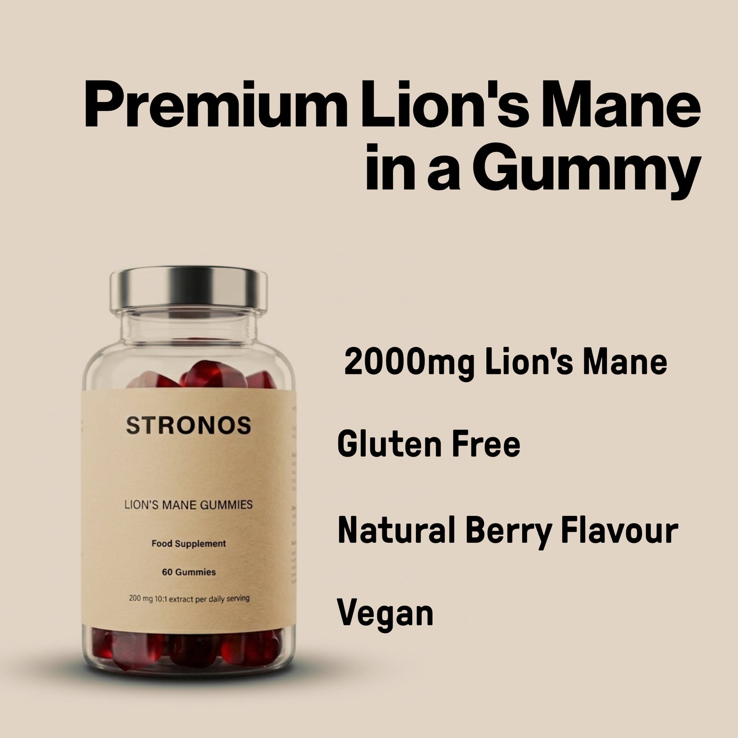 Stronos Lion's Mane Gummies